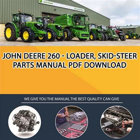 john deere 260 skid steer technical manual|john deere 260 for sale.